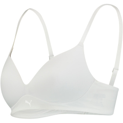 PUMA Soft Padded BH Damen white 85A