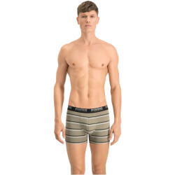 2er Pack PUMA Gradient Stripe Boxershorts Herren green...