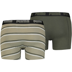 2er Pack PUMA Gradient Stripe Boxershorts Herren green combo S