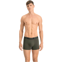 2er Pack PUMA Gradient Stripe Boxershorts Herren green combo S