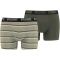 2er Pack PUMA Gradient Stripe Boxershorts Herren green combo S