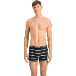 2er Pack PUMA Gradient Stripe Boxershorts Herren black /...