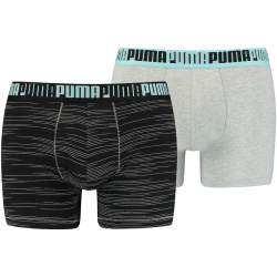 2er Pack PUMA Spacedye Stripe Boxershorts Herren light...