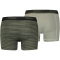 2er Pack PUMA Spacedye Stripe Boxershorts Herren green combo S