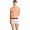2er Pack PUMA Spacedye Stripe Boxershorts Herren white / grey melange S