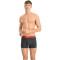 2er Pack PUMA Spacedye Stripe Boxershorts Herren white / grey melange S