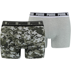 2er Pack PUMA Camouflage Boxershorts Herren green combo S