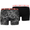 2er Pack PUMA Camouflage Boxershorts Herren black / grey melange S