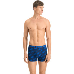 2er Pack PUMA Men All-Over-Print Boxershorts blue S