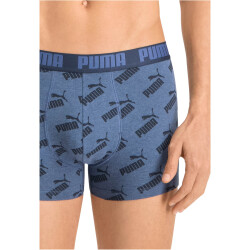 2er Pack PUMA Men All-Over-Print Boxershorts denim S