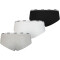 3er Pack PUMA Hipster Damen white / grey / black XS