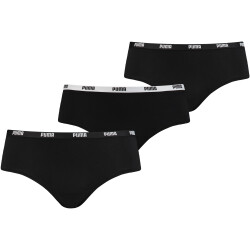 3er Pack PUMA Hipster Damen black XS