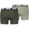 2er Pack PUMA Basic Boxershorts dark green combo S
