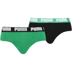 2er Pack PUMA Basic Brief Unterhose green S