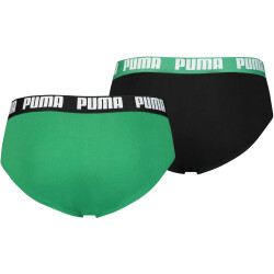 2er Pack PUMA Basic Brief Unterhose green S
