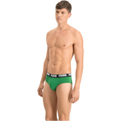 2er Pack PUMA Basic Brief Unterhose green S