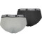 2er Pack PUMA Basic Brief Unterhose dark grey melange / black S