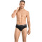 2er Pack PUMA Basic Brief Unterhose dark grey melange / black S
