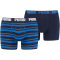 2er Pack PUMA Heritage Stripe Boxershorts blue S