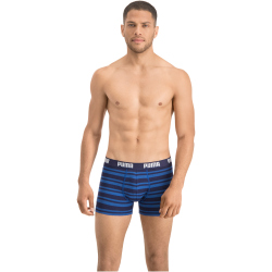 2er Pack PUMA Heritage Stripe Boxershorts blue M