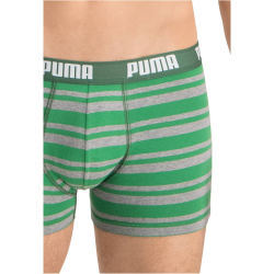 2er Pack PUMA Heritage Stripe Boxershorts green S