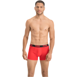 2er Pack PUMA Heritage Stripe Boxershorts red / black S