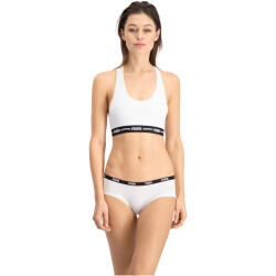 2er Pack PUMA Hipster Damen white / white XS
