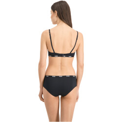 2er Pack PUMA Microfiber Brazilian Slip Damen black XS