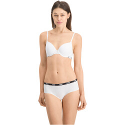 2er Pack PUMA Microfiber Brazilian Slip Damen white XS