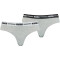 2er Pack PUMA Brazilian Slip Damen grey / grey XS