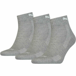 3er Pack PUMA Cushioned Quarter Socken middle grey...