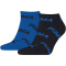 2er Pack PUMA BWT Sneakersocken navy/grey/strong blue 35-38