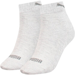 2er Pack PUMA Quarter Socken Damen white 35-38