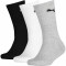 3er Pack PUMA Sportsocken Kinder grey/white/black 27-30