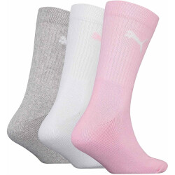 3er Pack PUMA Sportsocken Kinder rose water 27-30