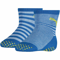 2er Pack PUMA Baby-Stoppersocken ABS blue green combo 15-18