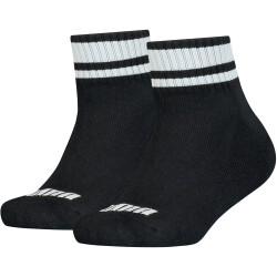2er Pack PUMA Clyde Kinder Quarter Socken black 27-30