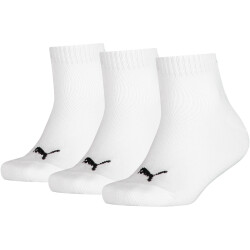 3er Pack PUMA Kinder Quarter Socken white 23-26