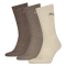 3er Pack PUMA Sport Crew Sportsocken light brown melange 39-42