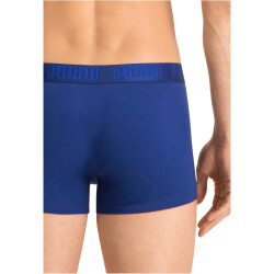 2er Pack PUMA Basic Trunk Boxershorts blue / grey melange (023) S