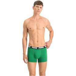 2er Pack PUMA Basic Boxershorts amazon green (035) S