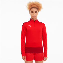 PUMA teamGOAL 23 1/4-Zip Top Damen puma red/chili pepper 34