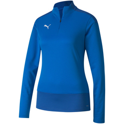 PUMA teamGOAL 23 1/4-Zip Top Damen electric blue...