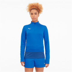 PUMA teamGOAL 23 1/4-Zip Top Damen electric blue...
