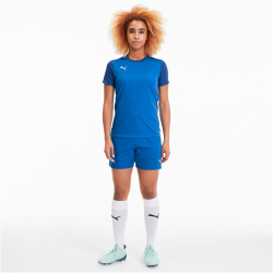 PUMA teamGOAL 23 Sideline Trainingsshirt Damen electric blue lemonade/team power blue 38