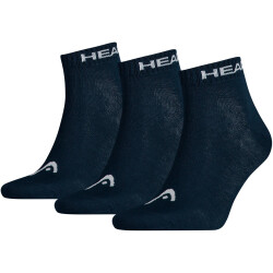 3er Pack HEAD Quarter Socken navy 39-42