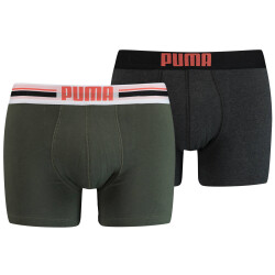 6er Pack PUMA Placed Logo Boxershorts Limited Edition army green S