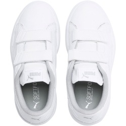 PUMA Smash v2 Leder PS Sneaker mit Klettverschluss Kinder