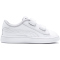 PUMA Smash V2 Leder Baby-Sneaker mit Klettverschluss