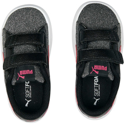 PUMA Smash v2 Glitz Glam Baby-Sneaker mit Klettverschluss